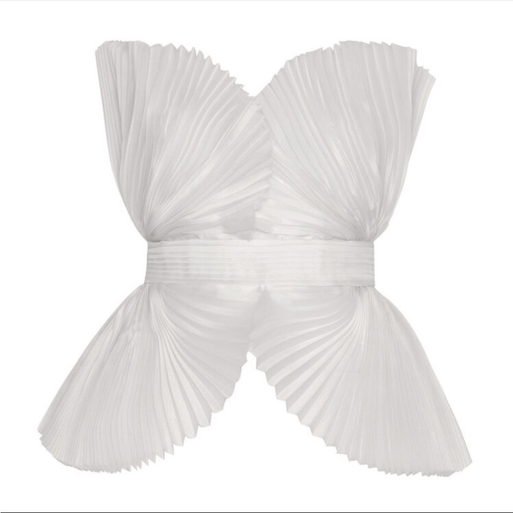 Saia Satin-Faced Silk Organza Top